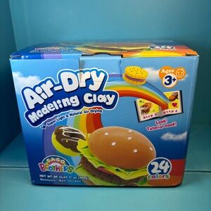 Sago Brothers - Air-Dry Modeling Clay Set - 24 Colors with Tutorial Book